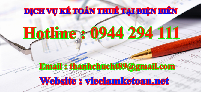 Dịch vụ kế toán thuế trọn gói tại Điện Biên
