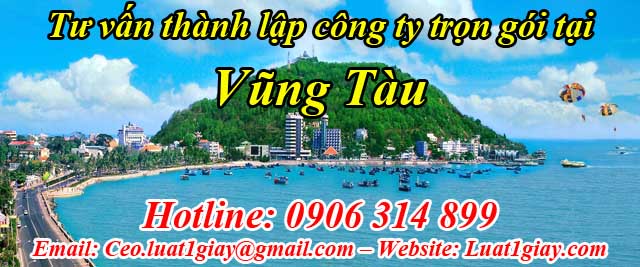 dịch vụ thành lập doanh nghiệp giá rẻ nhất tại Vũng Tàu
